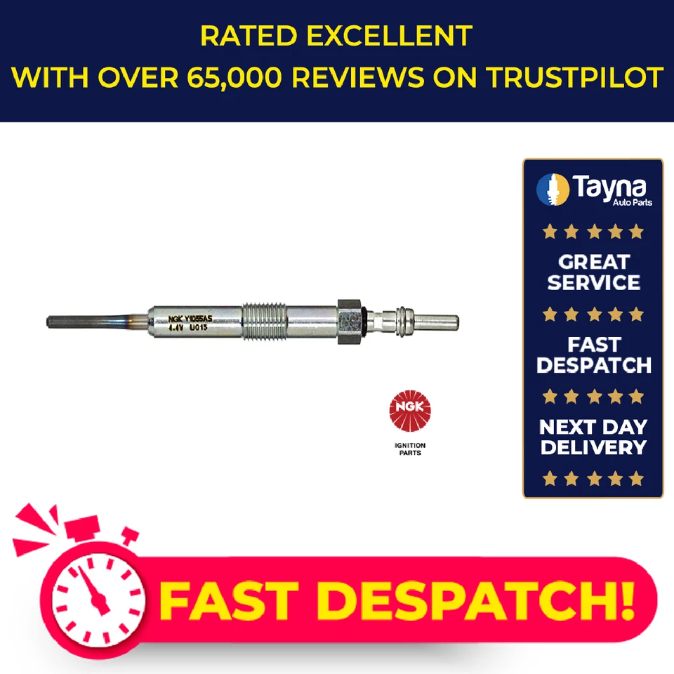 Juego de 4 bujías incandescentes para NISSAN JUKE F15 1.5D 10 a 19 K9K calidad NGK 1106500Q0E Foto 1 de 4