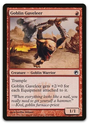 Goblin Gaveleer #92 (LP) Scars of Mirrodin SOM Magic MTG - Image 1 of 2