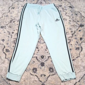 Adidas Originals Jogginghose Mintgrün Schwarz Streifen Gr. M Herren Sporthose - Bild 1 von 6