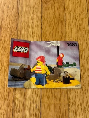 Lego Pirates Desert Island (1481) Instruction Booklet Only - Image 1 of 2