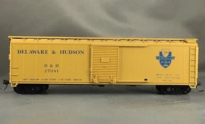 Athearn/Bev-Bel - Delaware & Hudson - 50' S/D Box Car + Wgt # 27081 con Kadees - Imagen 1 de 6