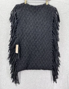 Neu mit Etikett Eileen Fisher schwarz gewaschen Traum MOHAIR Infinity Schal OS NEU Fransen $ 278 - Bild 1 von 5