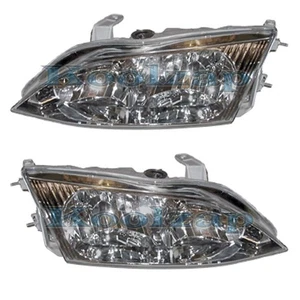 For 97-01 ES300 Halogen Headlight Headlamp Non-HID Head Lamp with Bulb PAIR SET - Picture 1 of 9
