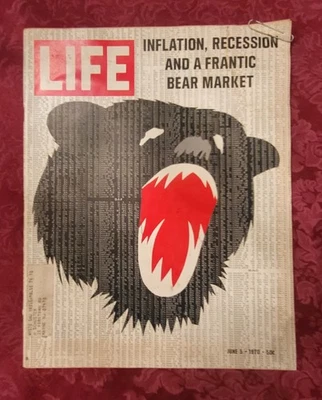 LIFE Magazine JUNE 5, 1970 - INFLATION, RECESSION AND A FRANTIC BEAR MARKET - Image 1 of 2