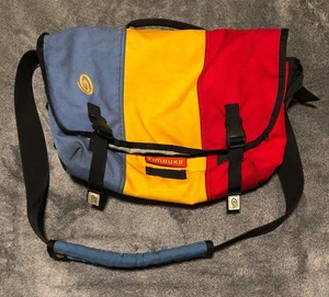 TIMBUK2 Classic Messenger Bag BLUE, YELLOW, RED - Picture 1 of 7