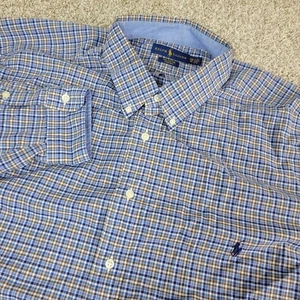 Ralph Lauren Herren 3XB Mehrfarbig Kariert Performance Stretch Button Down LS - Bild 1 von 5