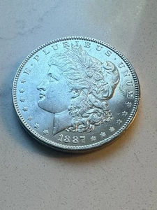 1887 Morgan Silber Dollar - UNC BU - INV#7498 - Bild 1 von 2