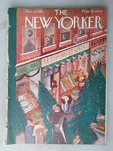 The New Yorker Magazine - December 21, 1935 Christmas Shopping, Xmas Ads - Picture 1 of 1