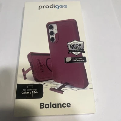 Samsung Galaxy (S24+) Prodigee Balance Series Case with MagSafe - Burgundy - Image 1 of 2