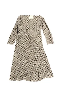 ALBA MODA Wickel-Kleid knielang grau stretch Größe 38 40 NEU - Bild 1 von 13