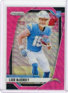 2024 Panini Prizm Ladd McConkey #365 Pink Wave Prizm (RC) - Picture 1 of 2