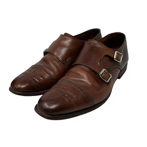 Allen Edmonds St. John's braun Leder doppelter Mönchsriemen elegante Schuhe Herren 10,5 E - Bild 1 von 14