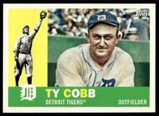 2017 Topps Archives 75 Ty Cobb Detroit Tigers baseball card