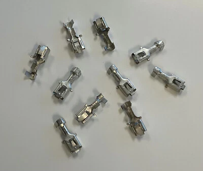 QTY 100 Aptiv (Delphi) Metri-Pack 630 Female Terminals 16-14 ga Tin Plated Crimp - Image 1 of 2