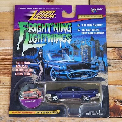 Johnny Lightning, Frightning Lightning, Christine, масштаб 1/64 фиолетовый новый из старых запасов*  - Изображение 1 из 4