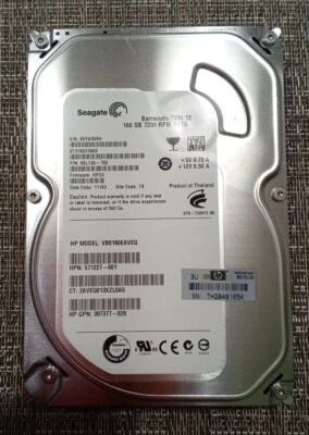 Seagate ST3160318AS 9SL13A-022 160GB Barracuda 7200.12 SATA Hard Disk Drive - Image 1 of 3