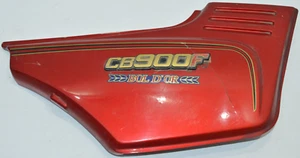 HONDA CB 900F BOL D´OR SEITENVERKLEIDUNG DECKEL ABDECKUNG RECHTS VERKLEIDUNG ROT - Bild 1 von 14