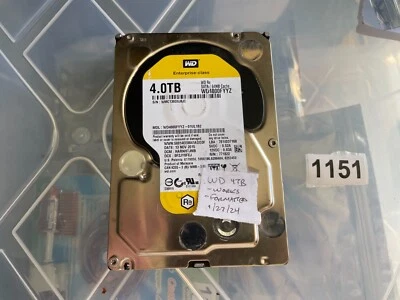 Western Digital 4TB WD Gold Enterprise Class SATA Internal Hard Drive WD4000FYYZ - Image 1 of 3
