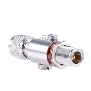 Coaxial N Type Lightning Arrestor 0 to 6GHz N-Male/N-Female 50ohm,Protects 3G 4G - Photo 1/12