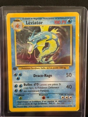 Pokémon TCG FRENCH Léviator (Gyarados) 6/102 1st Edition Holo MP Ungraded - Image 1 of 2