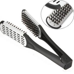 Straightening Comb Double Sided Hairdressing Brush Clamp Styling Hair Care Tools - Picture 1 of 3