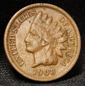 1908S INDIAN HEAD PENNY MIT SS++ DETAILS - Bild 1 von 4