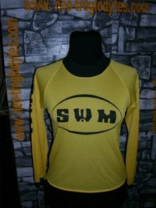 Vintage SWM  motocross MX1 racing team jersey shirt trikot maillot '70s Italy  - Imagen 1 de 2