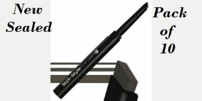 LOT OF 10 Styli-Style Flat Liner 24 -712 BLACK VELVET Eyeliner NEW SEALED  - Image 1 of 3