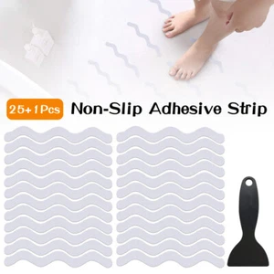 25x Anti Slip Bath Tape Grip Non Slip Shower Strips Pad Stickers Floor Safety* - Picture 1 of 11