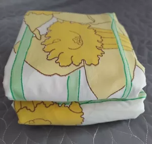 Martex Percale FULL Size Flat & Fitted Sheets Only NO PILLOWCASE DAFFODIL - Picture 1 of 8