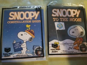 McDonald's - Snoopy To The Moon & Snoopy Constellation Quest Books - Picture 1 of 6