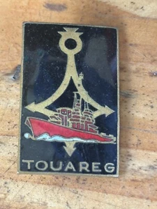 Vintage Vintage TOUAREG, Escorteur, Émail, Rechteck, Dos Lisse, A.B.+ Poinçon (1) - Bild 1 von 1
