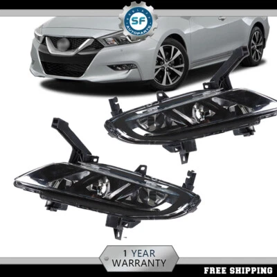 For Nissan Maxima 2016-2019 Front Fog Light Lamps Set Left+Right Replacement - Image 1 of 4