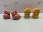 Flip Flop Sandals Salt And Pepper Shakers And Flamingo Salt And Pepper Shakers