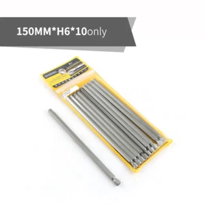 8/10Pcs 150Mm Hex Head Allen Wrench Drill Bit Set Premium S2 Steel Drill Bit Qui - Picture 1 of 21