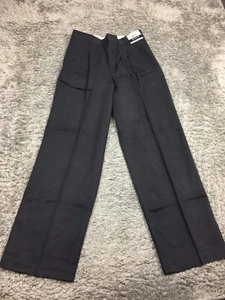 Arrow Chino Dress Pants Boys Size 18 Reg Dark Blue Navy Straight Leg - Picture 1 of 15