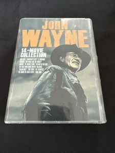 John Wayne 14 Movie Collection Box Set * Sealed* Brand New* - Foto 1 di 2