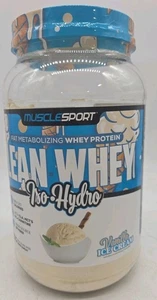 Musclesport Lean Whey, Iso-Hydro, Vanilla Ice Cream, 2 lbs (908 g) Exp 1/26 - Picture 1 of 3