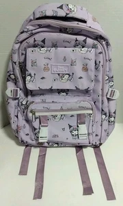 Kuromi Lavender Backpack Dear Sunny Hello Kitty Purple All Over Print AOP Girls - Picture 1 of 8
