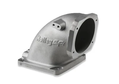 Holley 300-248 Throttle Body Intake Elbow 105mm Bore Size Aluminum Natural Foto 1 de 4