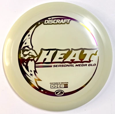 Discraft Seasonal MEGA Glo Heat - 175g Scaled Fairway Driver Slight Dome New - Image 1 of 3