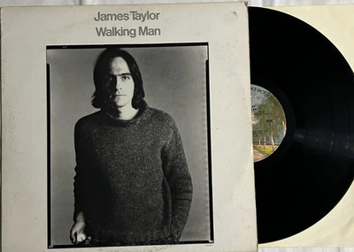 James Taylor - Walking Man - 1974 Warner Bros LP - Carly Simon -Inner Sleeve VG+ - Image 1 of 4