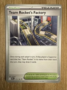 Team Rocket’s Factory 173/182 Regular Uncommon Pokemon Destined Rivals NM - Picture 1 of 2