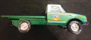 Vintage 1970’s Nylint Farms LUV Diesel Pressed Steel Flatbed Truck Great Shape - Picture 1 of 19