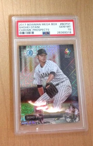 2017 Bowman Chrome Mega Shohei Ohtani RC rookie card #BCP31 PSA 10 GEM MINT - Picture 1 of 2