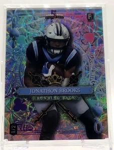 2024 Wild Card Jonathon Brooks #1/2 RC 5 Card Draw Stacked Deck #SDJS-JBN Queen - Picture 1 of 3