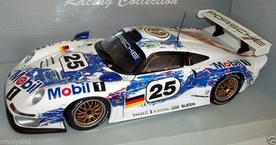 UT MODELS 1/18 - 180 966625 PORSCHE 911 GT1 LE MANS 1996 STUCK / BOUTSEN  WOLLEK - Image 1 of 3