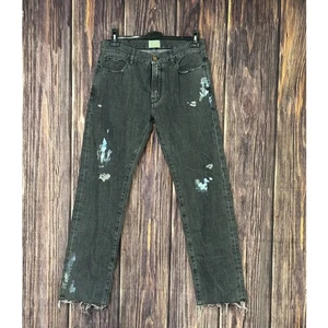 Jeans holgados Aries Simon para hombre 29 hechos en Italia pintura envejecida salpicaduras - Imagen 1 de 18