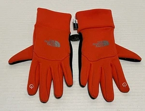 The North Face Etip U/R Powered Womens Gloves Coral Orange Ski Winter Small - Picture 1 of 9