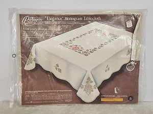 Paragon Stamped Embroidery Elegance Monogram - Picture 1 of 5